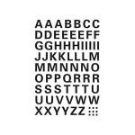 Pochoirs d'écriture