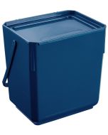 Poubelle bio avec couvercle - 4.5 litres - Eco-bleu : KEEEPER Knut