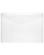 Pochette Enveloppe A4 bouton-pression - Transparente HERLITZ