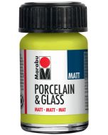 Peinture mate couleur Pomme - 15 ml - MARABU Porcelain et Glass Matt