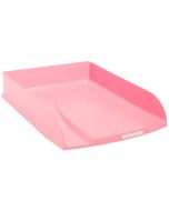 Corbeille à Courrier - Rose Candy EXACOMPTA Combo Styli Autentik