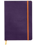 Carnet de Notes RHODIARAMA - Pages quadrillées A5 - Couleur Aubergine RHODIA