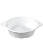 Assiette creuse en plastique blanc : STARPAK Lot de 100 Visuel