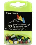 EXACOMPTA : Epingles unies à tête plate - Assortiment 14572E photo