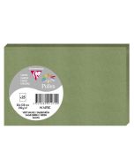 Carte en papier - 82 x 128 mm - Vert sauge POLLEN Lot de 25