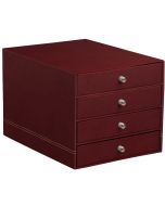 Module de classement 4 tiroirs - Simili-cuir Noir RHODIA