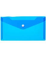 Pochette enveloppe DL à bouton-pression - Transparente HERMA