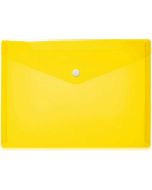 Pochette enveloppe A4 à bouton-pression - Violette Transparente HERMA