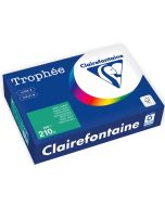 Ramette de papier de 250 feuilles A4 210g - Vert Sapin : CLAIREFONTAINE Trophée Visuel