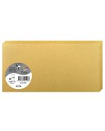 Cartes double en papier - Or - 106 x 213 mm POLLEN Lot de 25