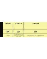 TOMBOLA Elve : Carnet de 1.000 de tickets de Tombola - Jaune 253