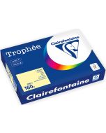 Ramette de papier Trophée de 250 feuilles A4 160g - Jaune canari : CLAIREFONTAINE Visuel
