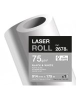 Papier pour Traceur laser 75 g - 914 mm x 175 m : CLAIREFONTAINE Visuel
