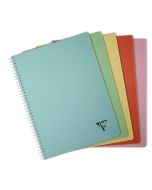 Cahier reliure intégrale A4 - Quadrillé - Vert sauge CLAIREFONTAINE Linicolor Exemple modèle
