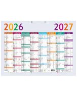 Calendrier mural 2025/2026 16 MOIS - 550 x 405 mm EXACOMPTA