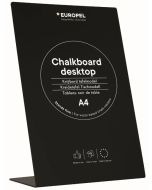 Présentoir de Table incliné - A4 - Noir : EUROPEL image