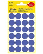 Pastilles adhésives amovibles - 18 mm - Bleu AVERY Lot de 96