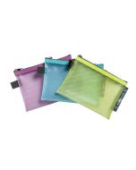 Pochettes à fermeture éclair - A6 - Assortiment Pop'N Co EXACOMPTA