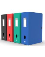 Boite de classement Memphis avec bouton - 40 mm - 4 couleurs : OXFORD Photo