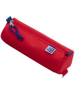 Trousse ronde pour stylos - Rouge OXFORD