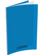 Cahier d'écolier 170 x 220 mm Grands carreaux 96 pages - Polypro Bleu pastel CONQUERANT