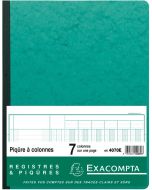 EXACOMPTA 4070E : Registre de 7 colonnes 320 x 250 mm