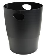 Corbeille à Papier ECOBIN - 15 litres - Noir ECOBlack EXACOMPTA