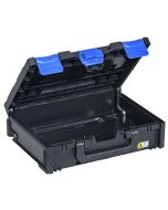 Boîte de rangement - 396 x 296 x 118 mm - Noir/Bleu ALLIT EuroPlus MetaBox 118
