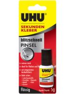 UHU : Colle instantanée avec pinceau - 5 g 45545
