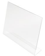 Porte-visuel incliné - A6 portrait DEFLECTO