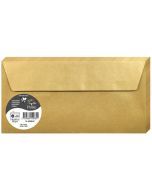 Enveloppes - DL 110 x 220 mm - Or POLLEN Lot de 20
