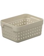 Bac de rangement pour Tiroir - 158 x 118 x 73 mm - Beige NHG Seoul Organizer L