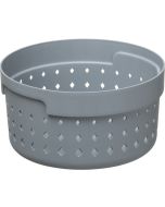 Bac de rangement - 138 x 138 x 73 mm - Gris NHG Seoul Round Organizer S