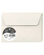 Enveloppes - 114 x 162 mm - Blanc naturel POLLEN Natura Lot de 20