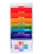 Trieur dépliable mural - 6 compartiments - Incolore EXACOMPTA Crystal Déplié