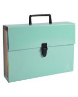 Trieur avec Poignée - 18 compartiments - Vert Pastel EXACOMPTA Aquarel