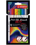 Stylo-feutre Pen 68 Brush Arty STABILO Lot de 12