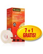 Photo Ruban adhésif Crystal Clear 600 Pack Eco - 19 mm x 33 m : SCOTCH 6-1933R8
