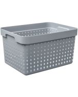 Bac de rangement pour Tiroir - 158 x 118 x 73 mm - Bleu NHG Seoul Organizer L