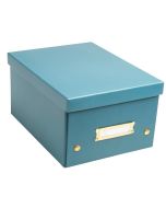 Boite de rangement A5+ - Bleu Canard EXACOMPTA Néo Déco 62253E