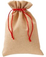 Pochette imitation toile de jute - 170 x 250 mm : FOLIA Visuel