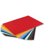 Feuilles de papier de couleur - 500 x 700 mm - Couleurs assorties : FOLIA Visuel