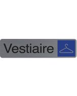 Plaque adhésive de signalisation - Vestiaire : EXACOMPTA image