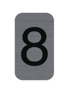 Plaque verticale adhésive de signalisation - Chiffre 8 : EXACOMPTA image