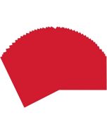 Carton de Bricolage 700 x 1000 mm - Rouge Vif - 300 g/m² FOLIA Lot de 10