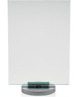 Porte-visuel pivotant - 1/3 A4 portrait DEFLECTO Swivel