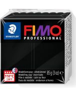 Pâte à Modeler durcissante au four FIMO Professional - 85 g - Noir : STAEDTLER Visuel