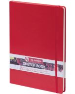 Carnet de croquis Rouge - 130 x 210 mm - Portrait ROYAL TALENS Art Creation Exemple modèle