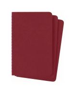 Carnet de Notes Uni 21 x 13 cm - Rouge MOLESKINE Lot de 3