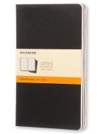 Carnet de Notes Ligné 21 x 13 cm - Noir MOLESKINE Lot de 3